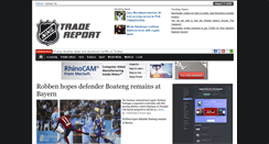 Desktop Screenshot of nhltradereport.com