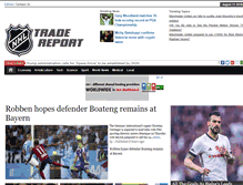 Tablet Screenshot of nhltradereport.com